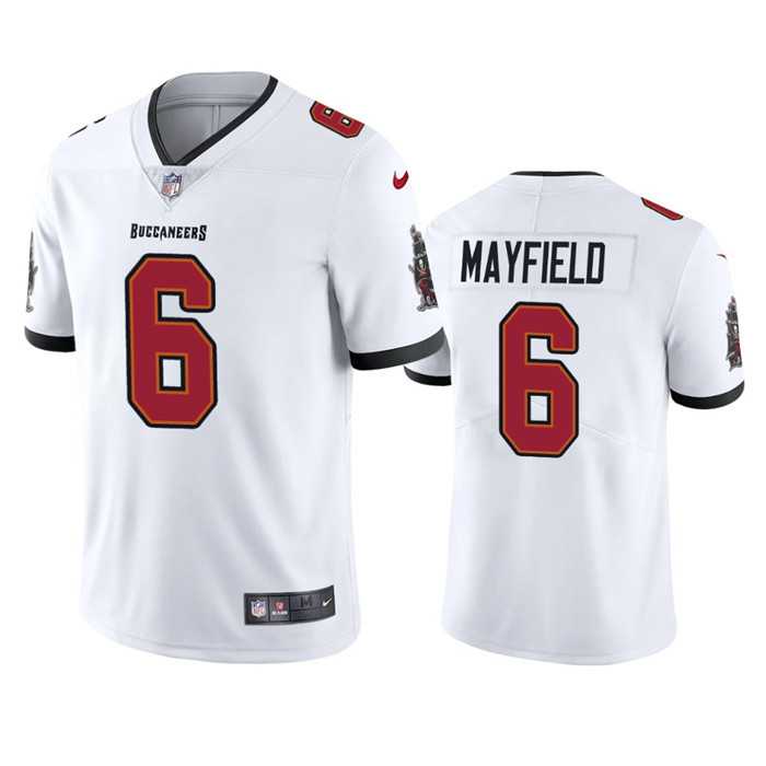 Men & Women & Youth Tampa Bay Buccaneers #6 Baker Mayfield White Vapor Untouchable Limited Stitched Jersey